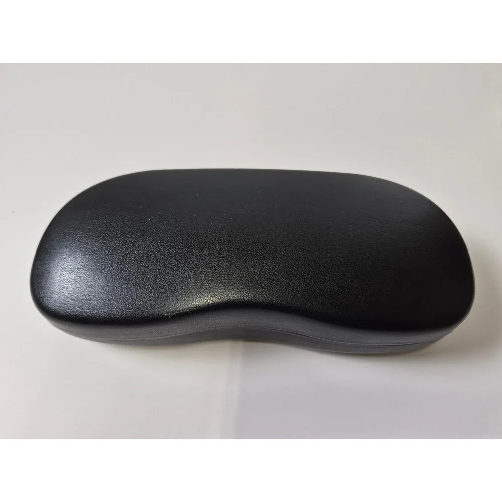 Ray-Ban Black Hard Clamshell Sunglasses Case with Cleaning Cloth Logo Embossed